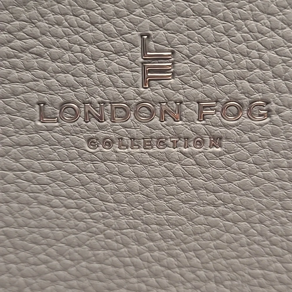 NWT London Fog Women's Ellie Dome Crossbody Bag Color Denim Blue - Picture 9 of 10